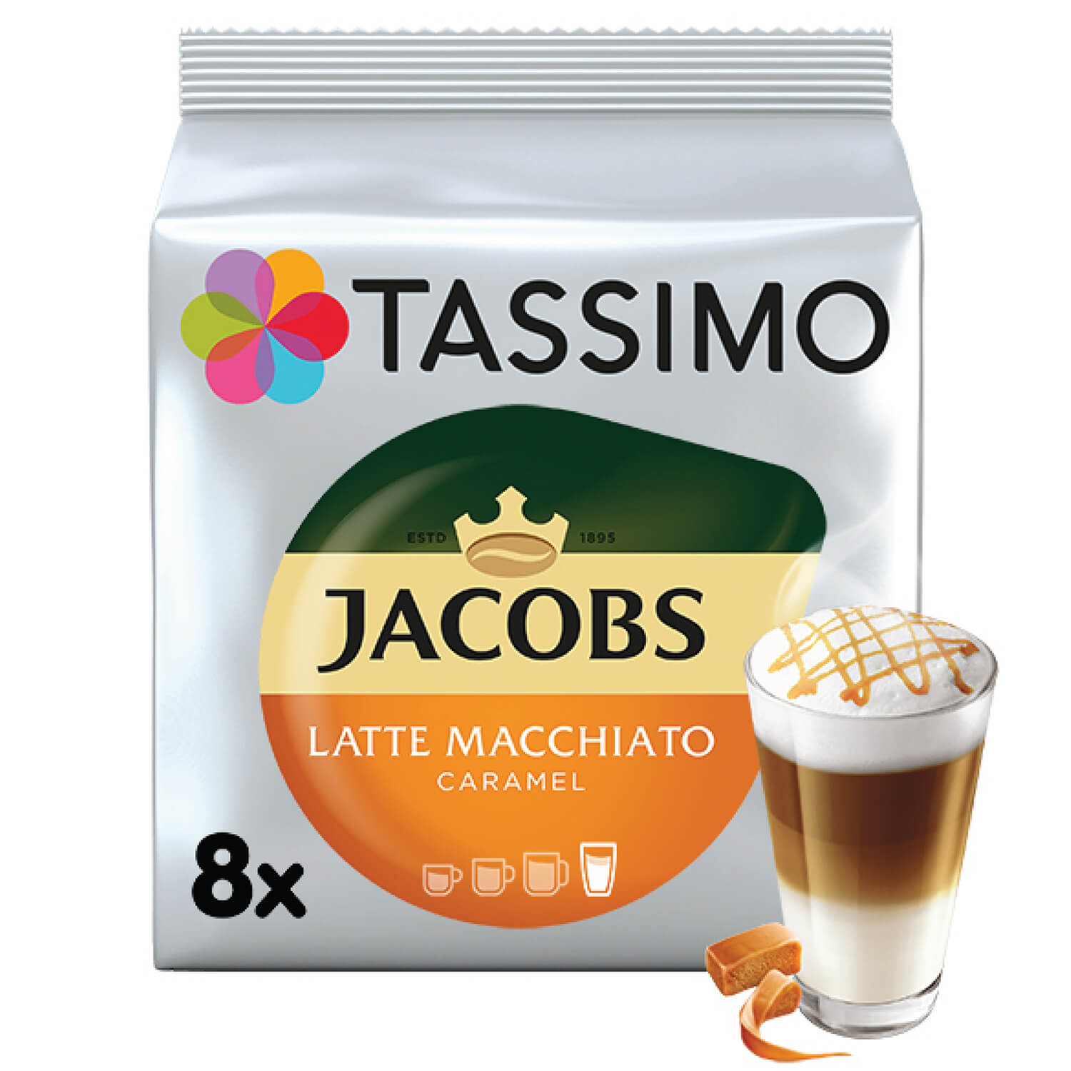 Кофе Tassimo Monarch Латте Карамел Рит
