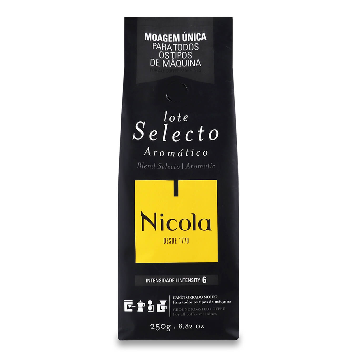 Кофе молотый Nicola Selecto жареный натуральный