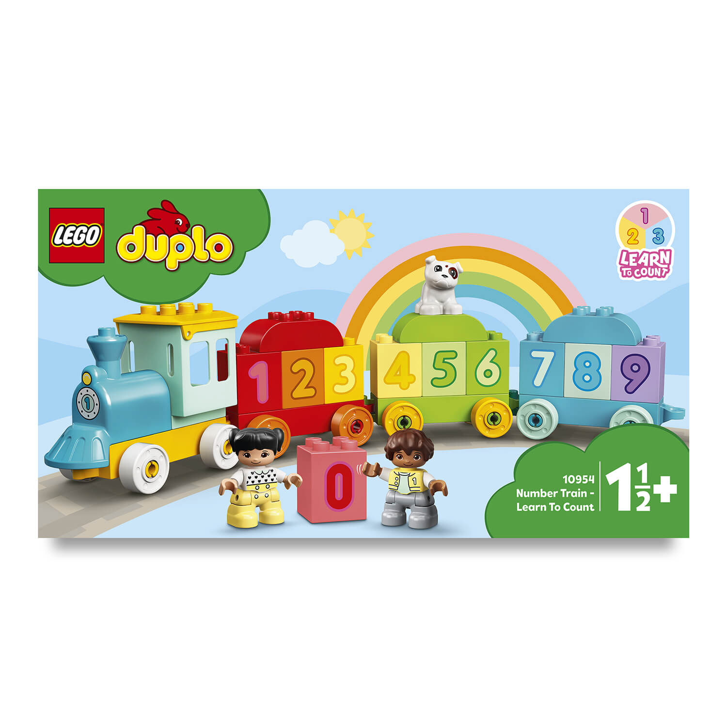 Конструктор LEGO Duplo Поезд с цифрами - учимся считать 10954