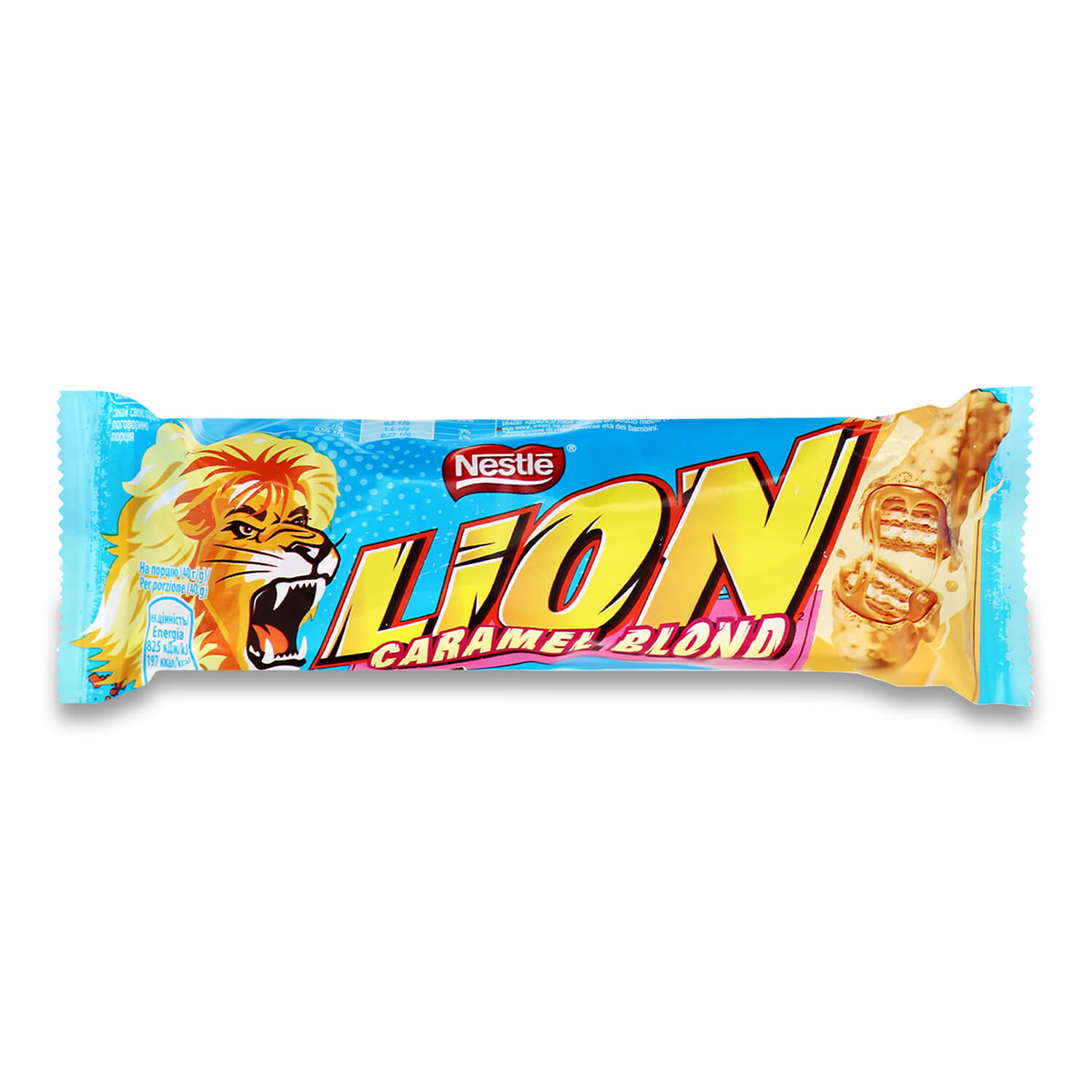 Батончик Lion Caramel Blond