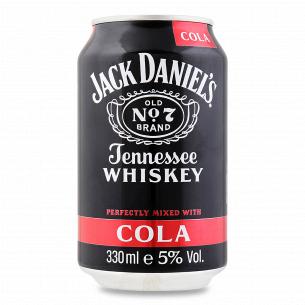 Напиток слабоалкогольный Jack Daniel`s & Cola ж/б