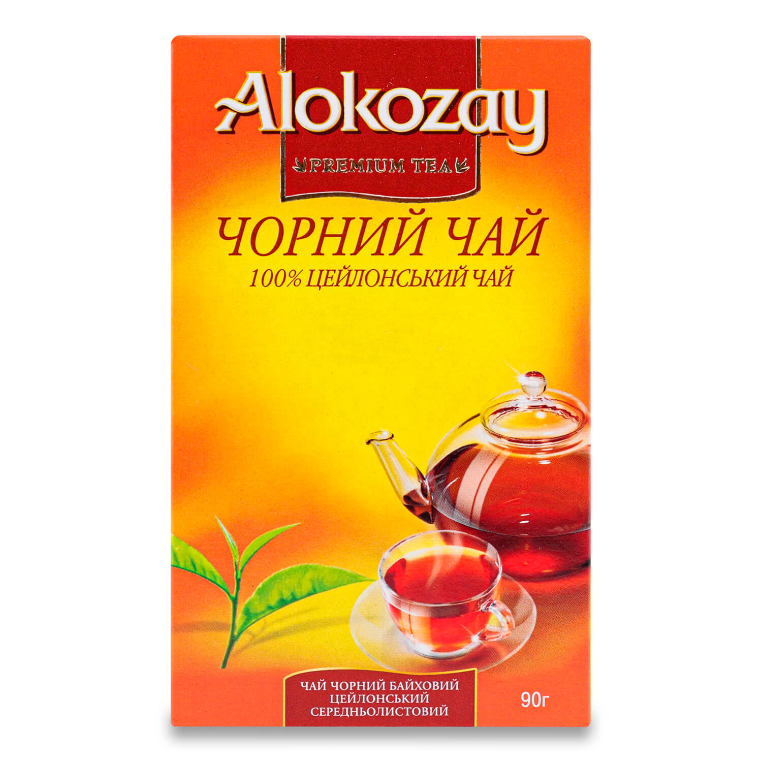 Чай черный Alokozay цейлонский среднелистовой