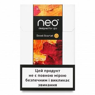 Виріб тютюновий для електронних нагрівачів Neo SticsBoostScarlet