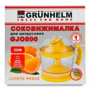 Соковыжималка для цитрусовых Grunhelm GJO800 желтый