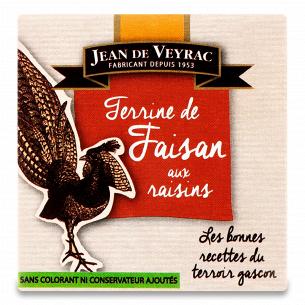 Террин Jean de Veyrac из фазана с изюмом