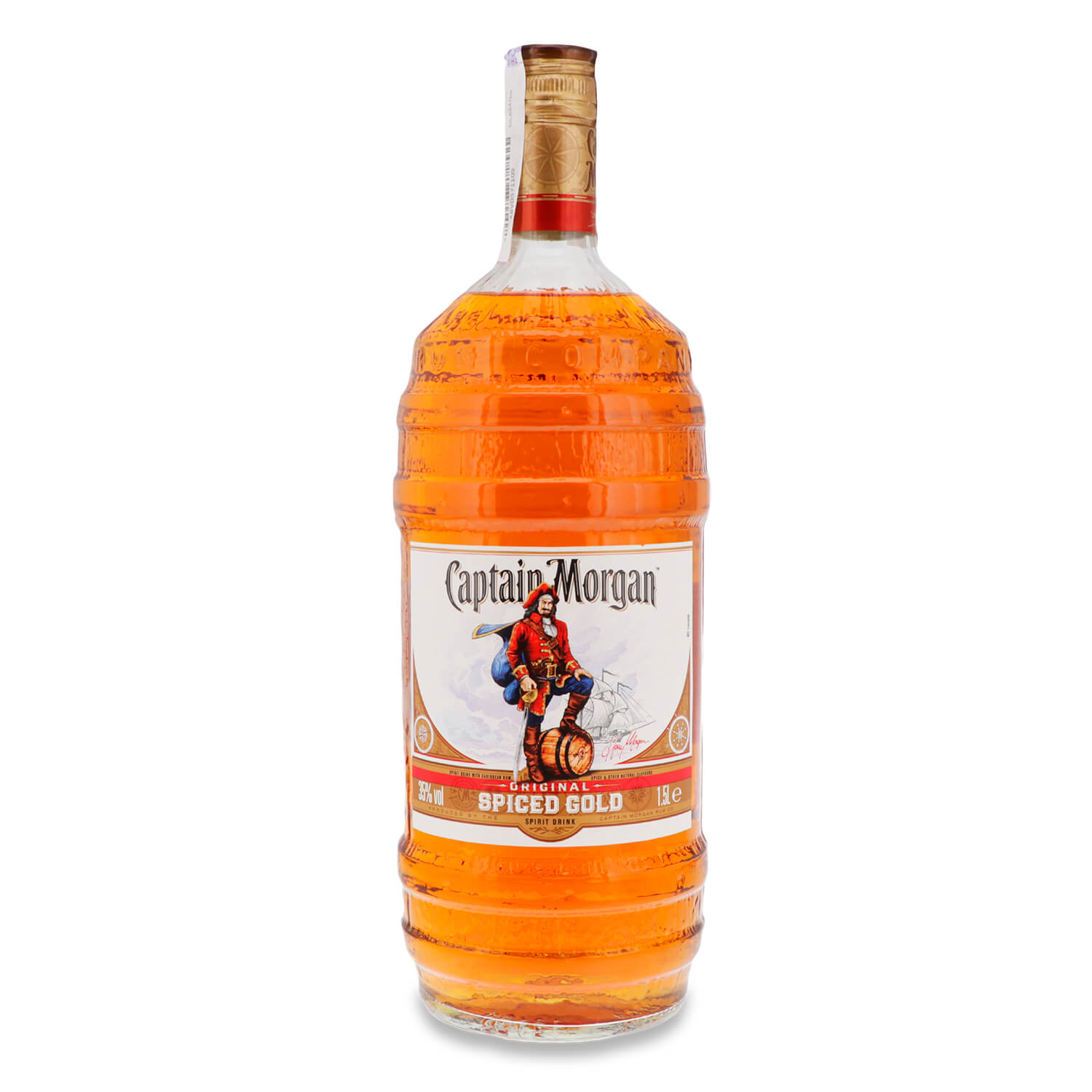 Напиток на основе рома Captain Morgan Spiced Gold в Киеве и пригороде:  купить по хорошей цене с доставкой. Розница, фасовка 1,5л