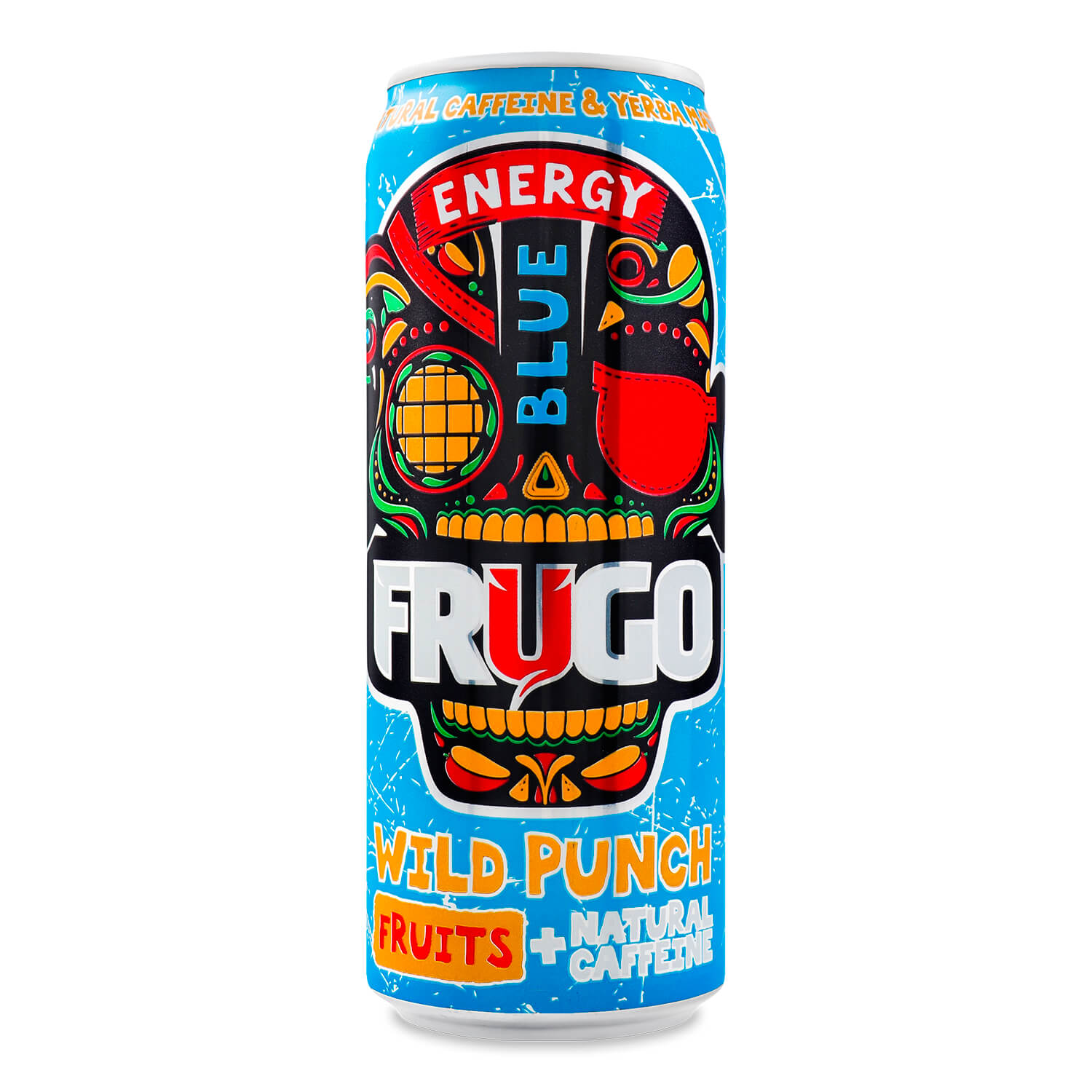 Напиток энергетический Frugo WildPunch Blue безалкогольный ж/б