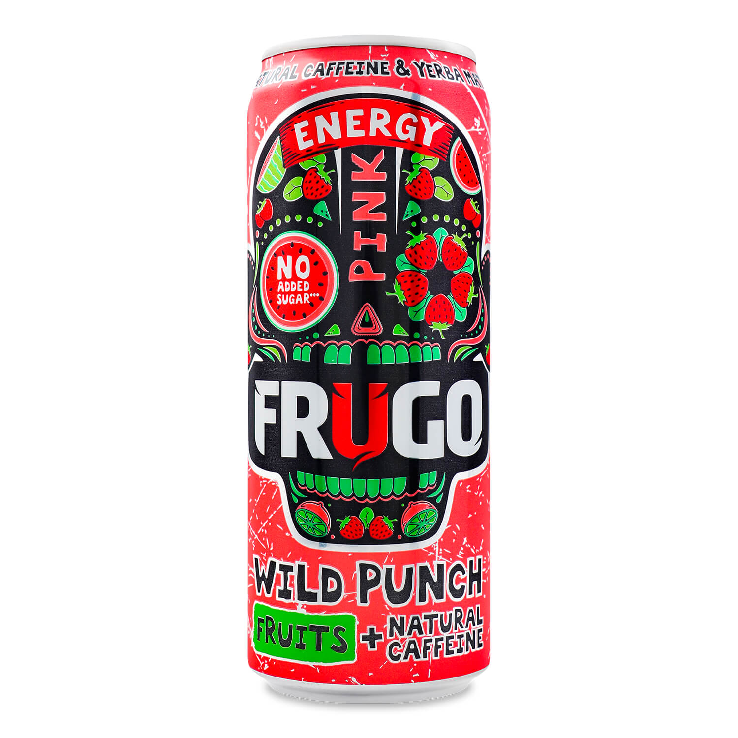Напиток энергетический Frugo WildPunch Pink безалкогольный ж/б