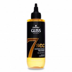 Маска Gliss 7 sec Oil Nutritive для тьмяного волосся