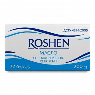 Масло сладкосливочное Roshen Селянське 72,6%