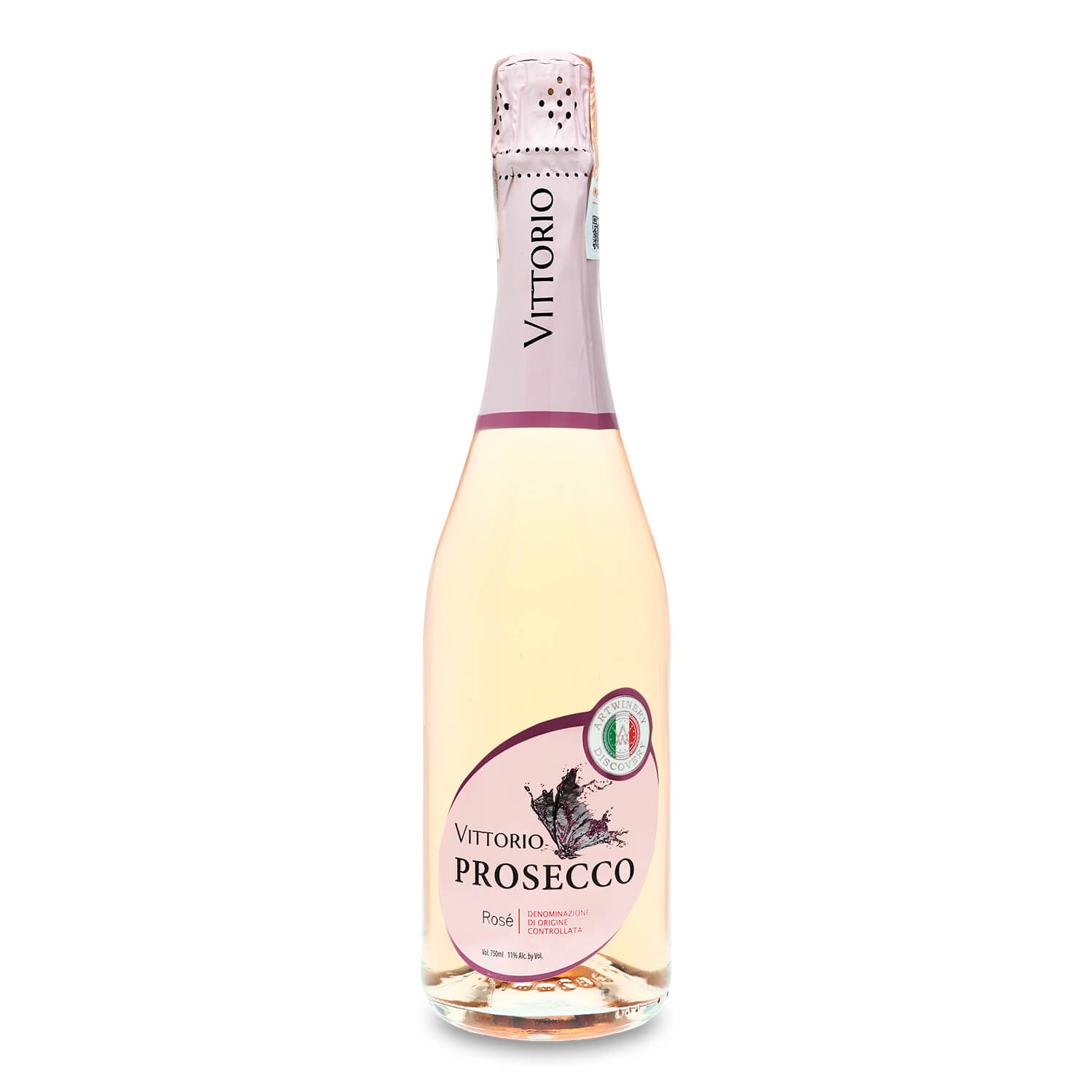 Вино игристое Vittorio Prosecco DOC Rose Extra Dry