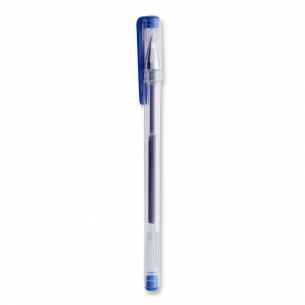 Ручка гелевая синяя 1шт
