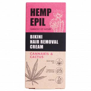 Крем для депіляції бікіні Hemp Epil Cannabis + Cactus