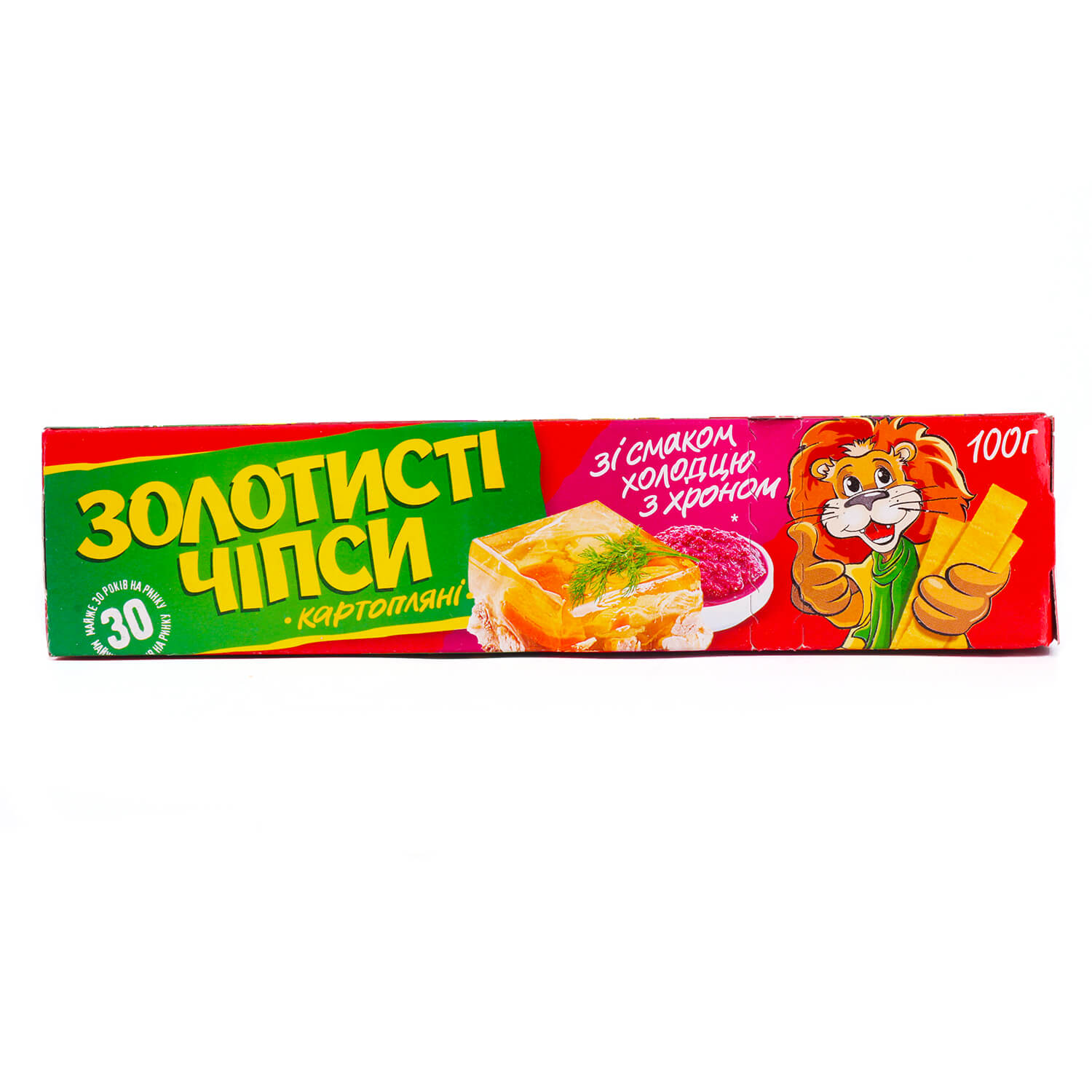 Чипсы Жайвир Золотистые Холодец с хреном