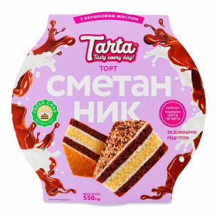 Торт Tarta Сметанник бісквітний блістер