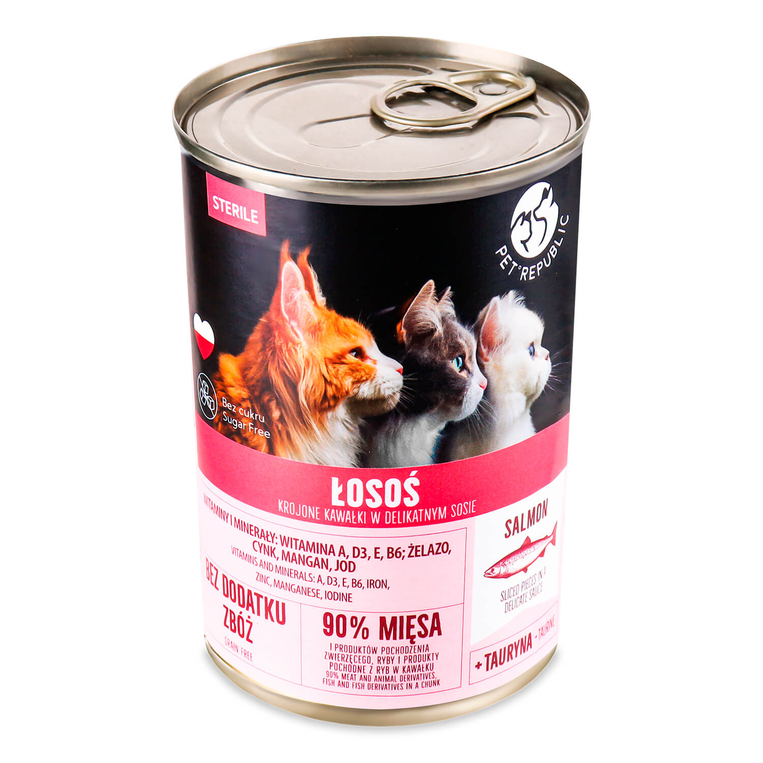 Корм для стерилизованных кошек Pet Republic лосось в соусе