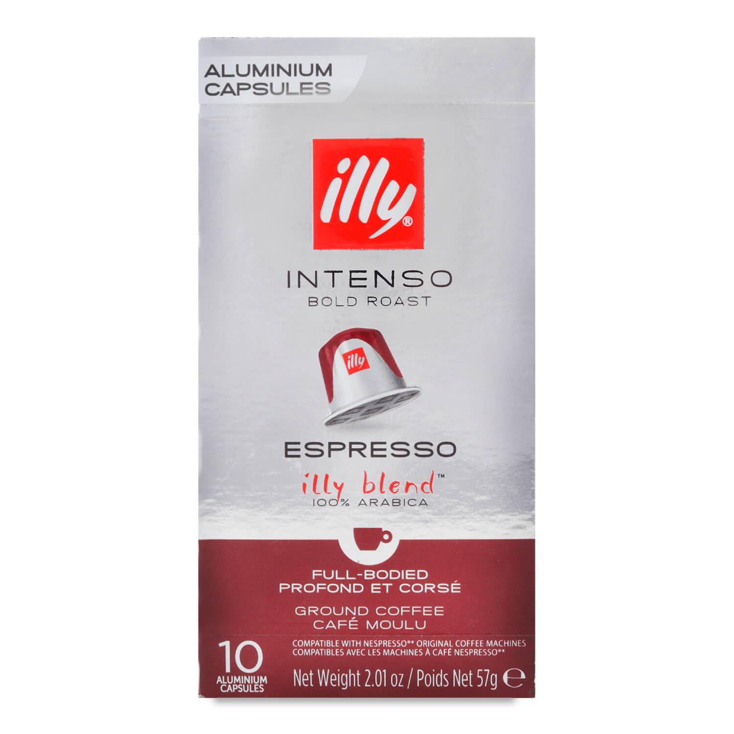 Кофе молотый Illy Intenso Espresso в капсулах 10шт