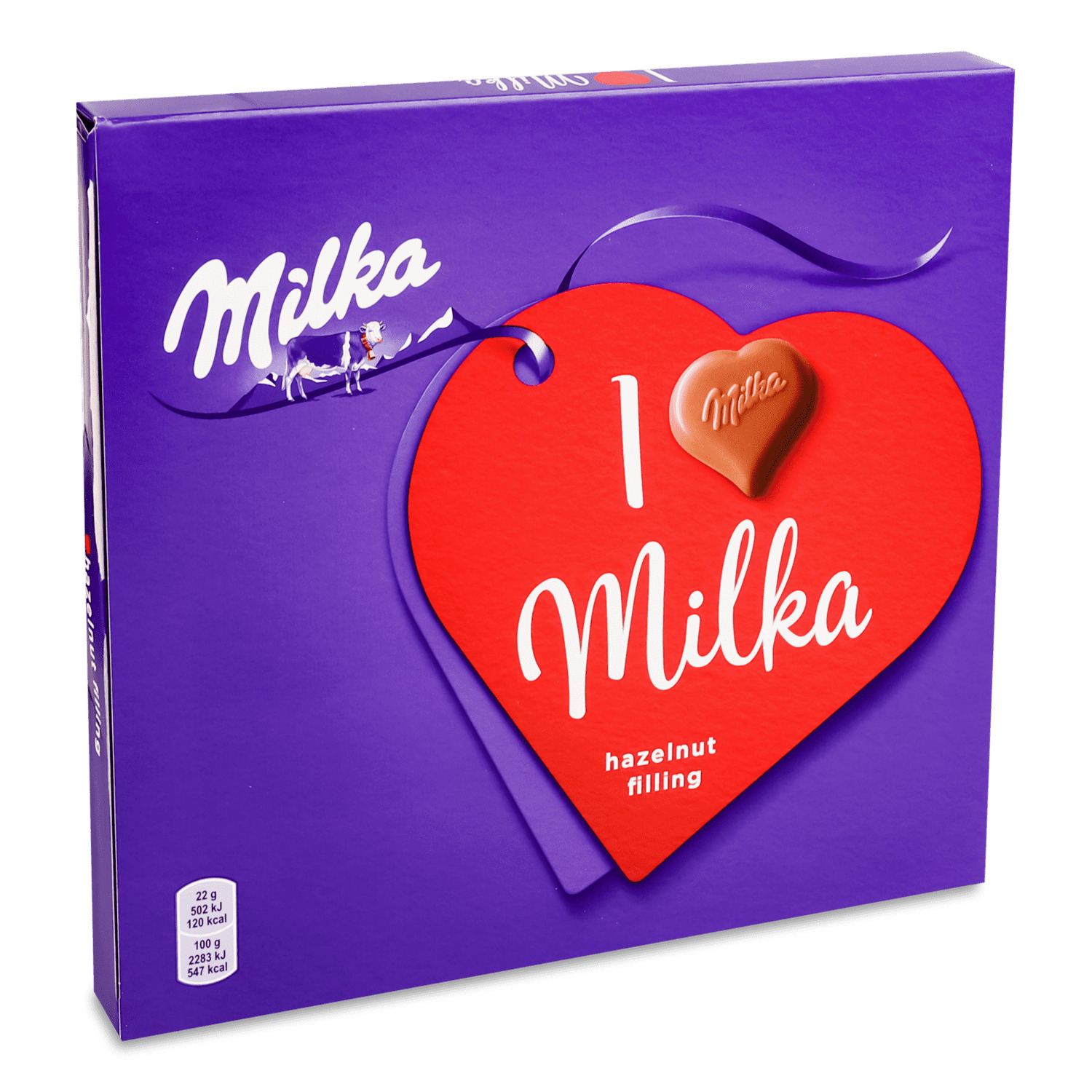Конфеты Milka из молочного шоколада с ореховой начинкой