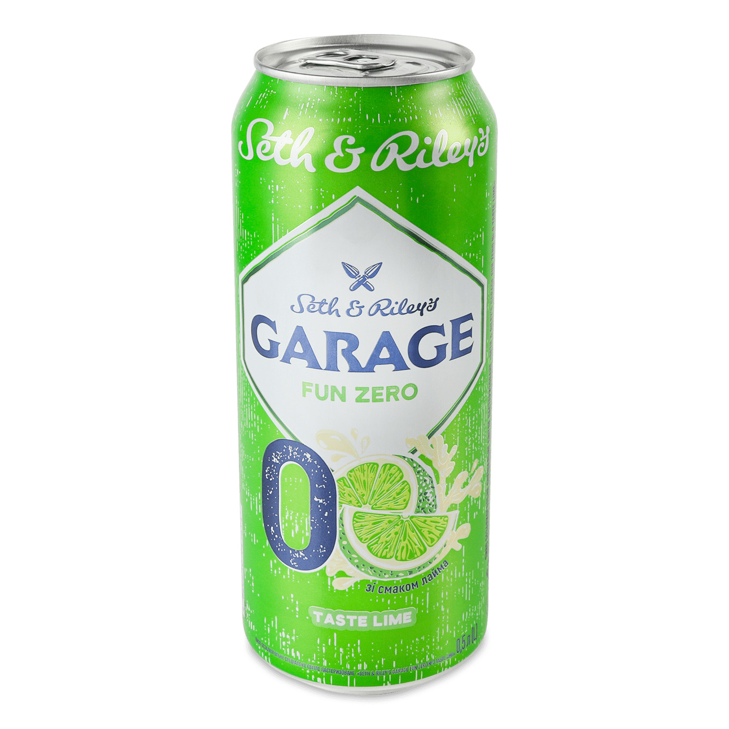 Пиво Seth&Riley`s Garage Fun Zero №0 Lime безалкогольное