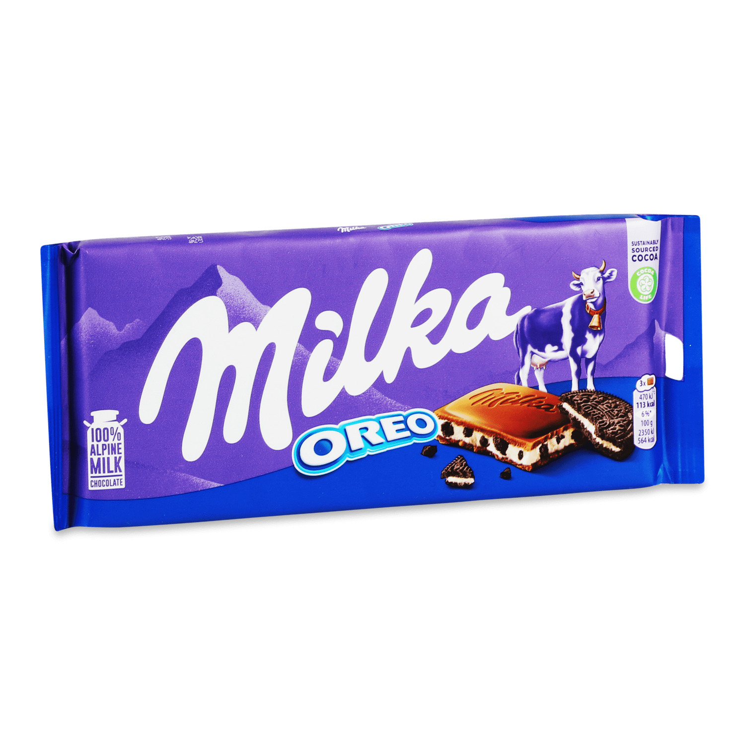 Шоколад молочный Milka со вкусом ванили и Oreo