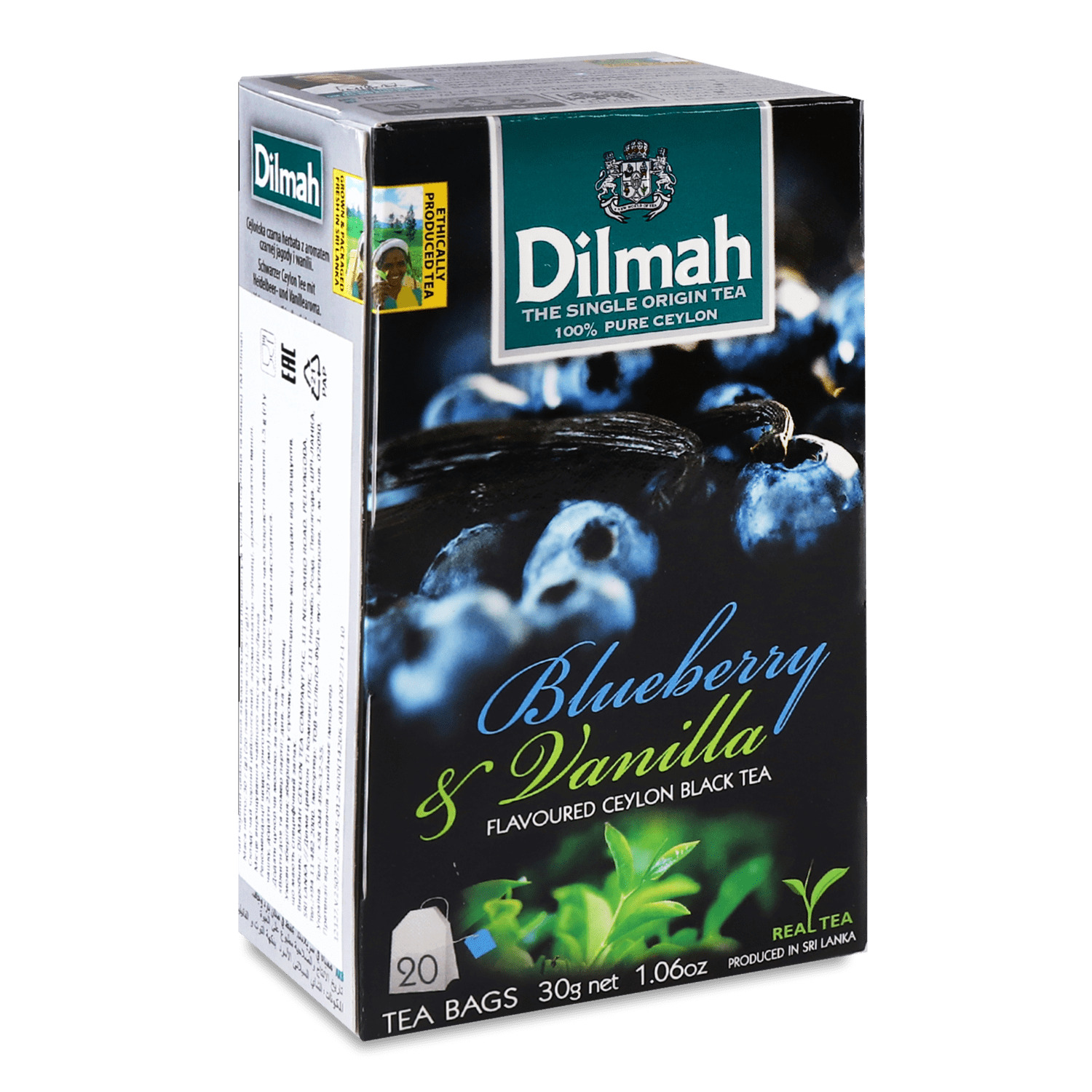 Чай черний Dilmah Blueberry&Vanilla
