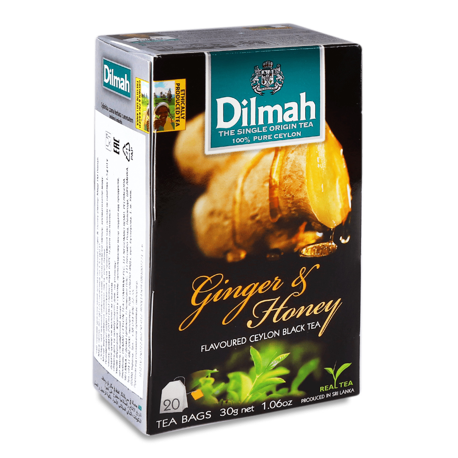 Чай черний Dilmah Ginger&Honey
