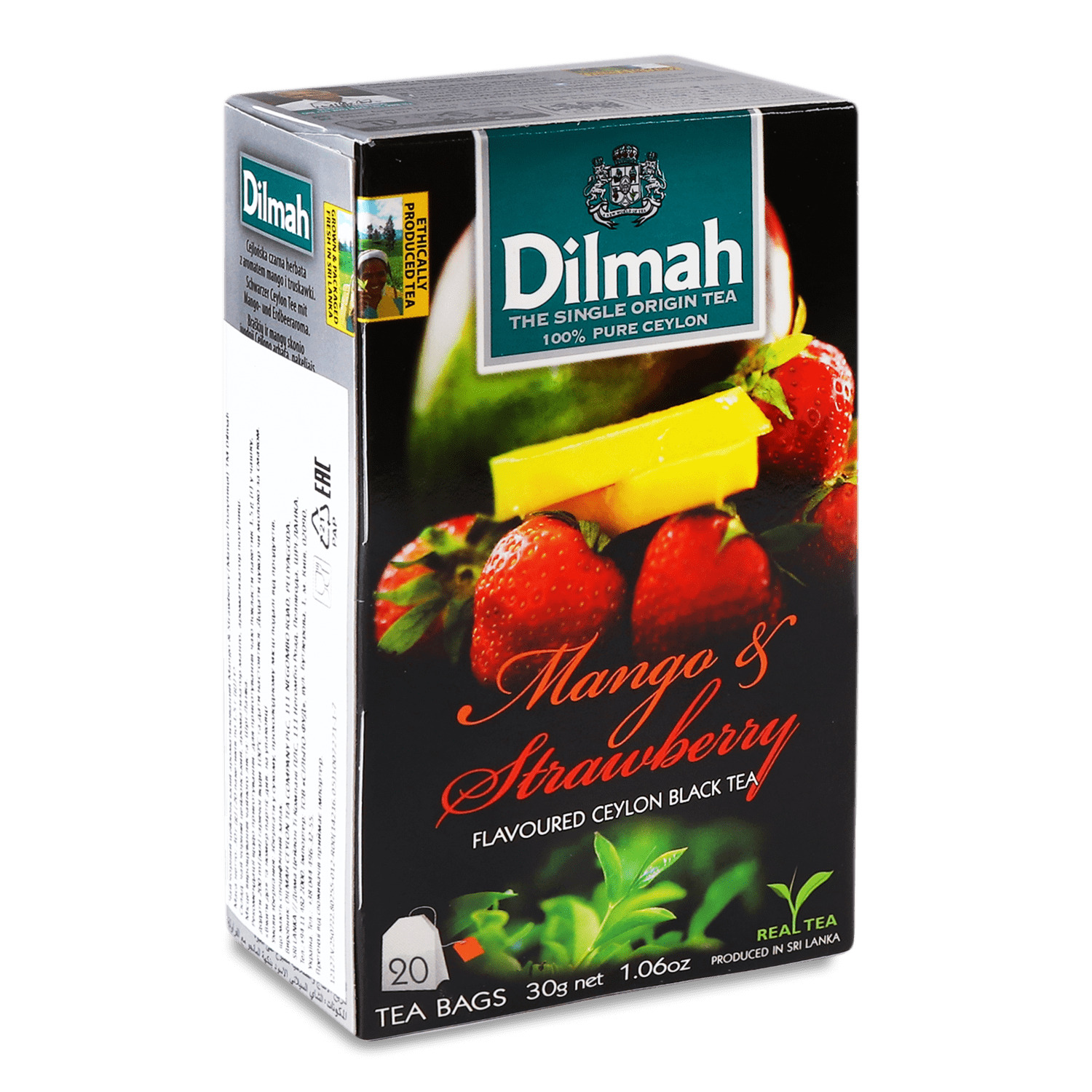 Чай черний Dilmah Mango&Strawberry