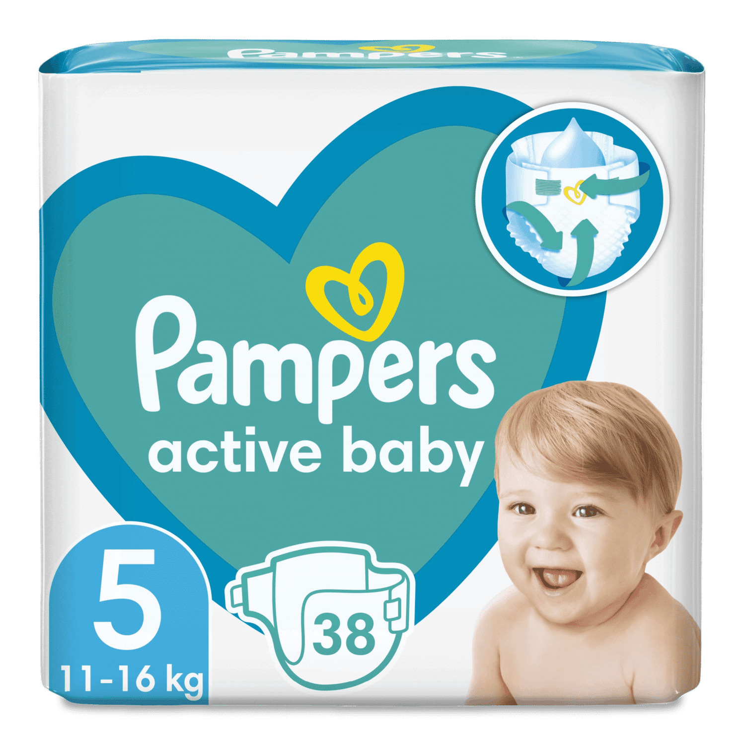 Подгузники Pampers Active Baby Junior 11-16 кг
