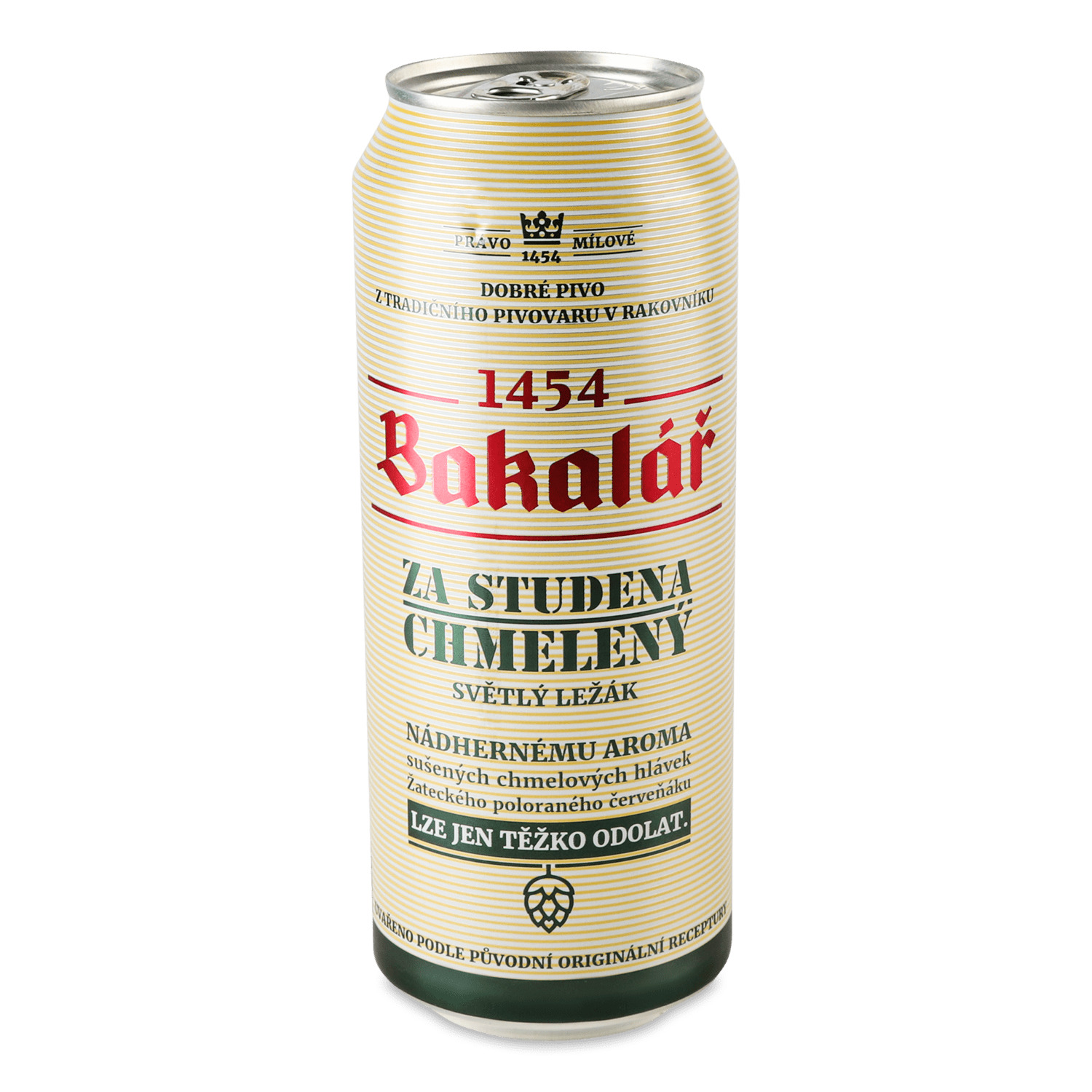 Пиво Bakalar Dry Hooped lager светлое ж/б