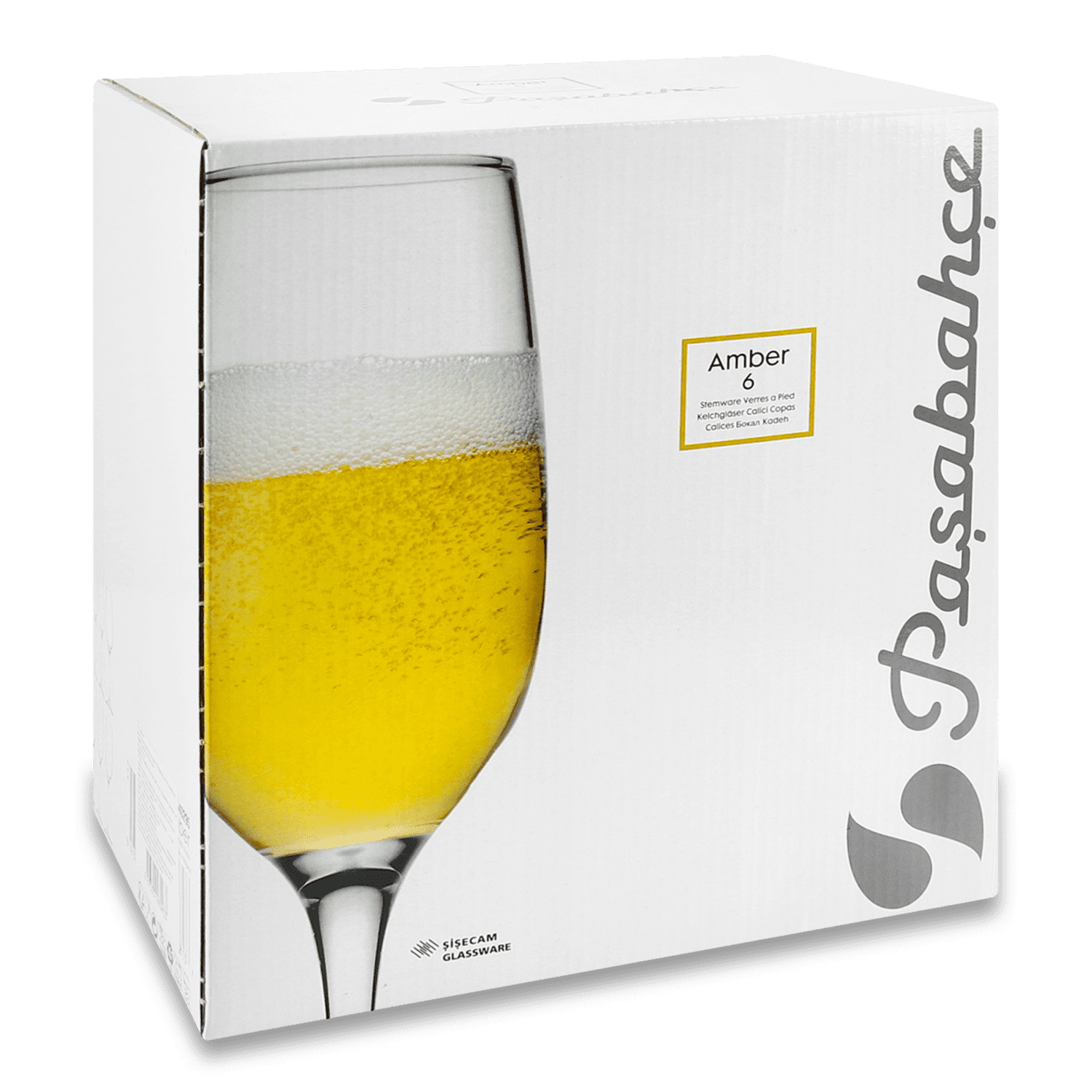 Бокалы для шампанского Pasabahce Amber 200 мл