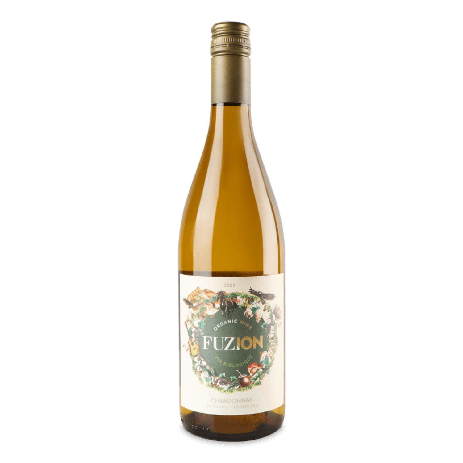 Вино Fuzion Chardonnay Organic белое сух