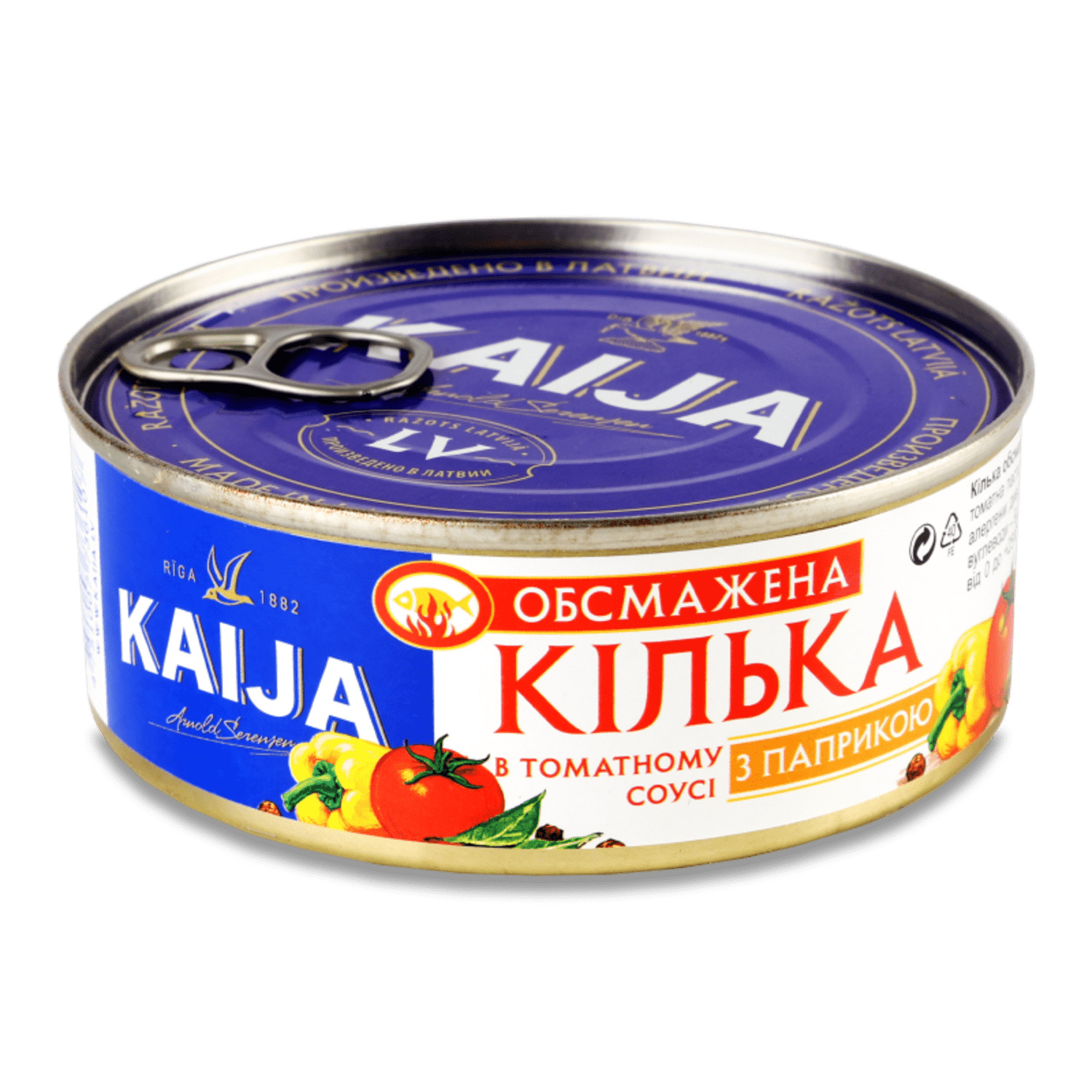 Килька Kaija обжаренная в томатном соус с паприкой