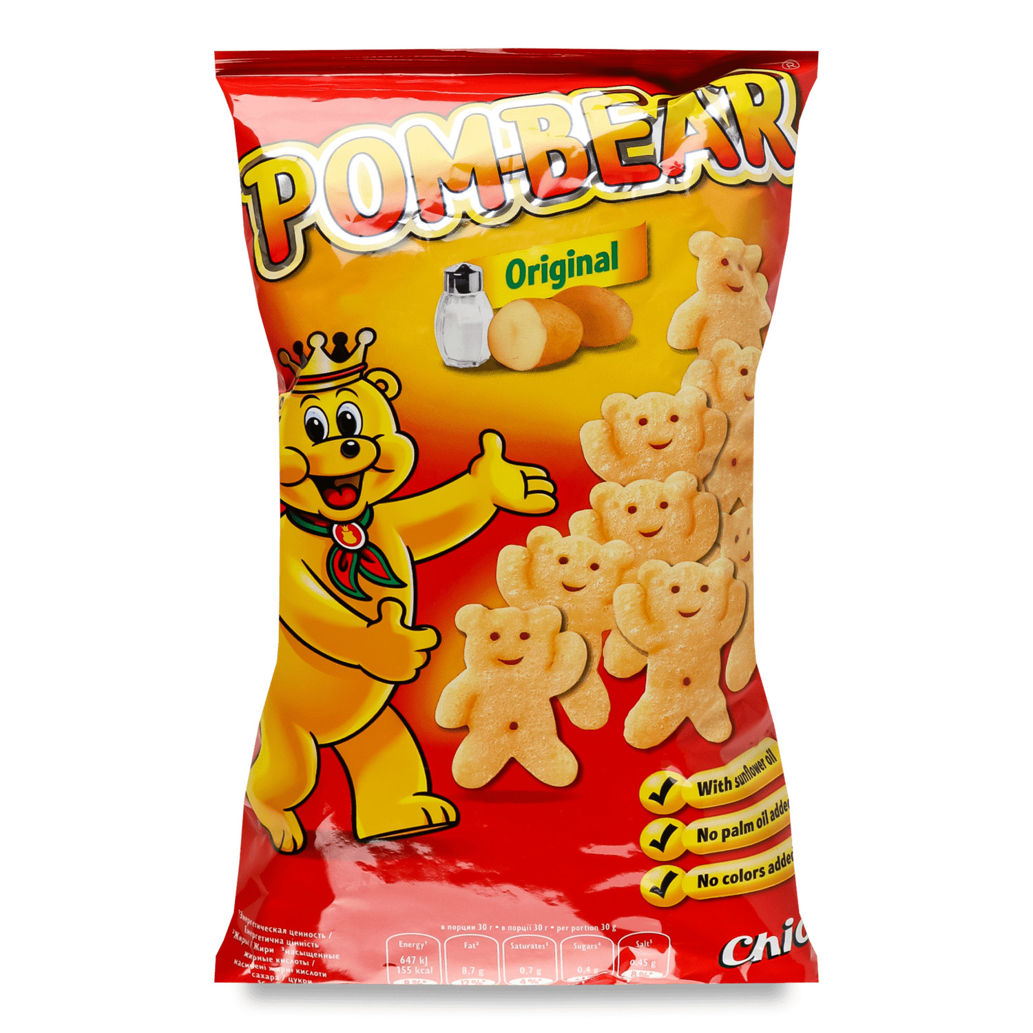 Снеки Pom-Bear Original картофельные соленые в Киеве с доставкой по ...