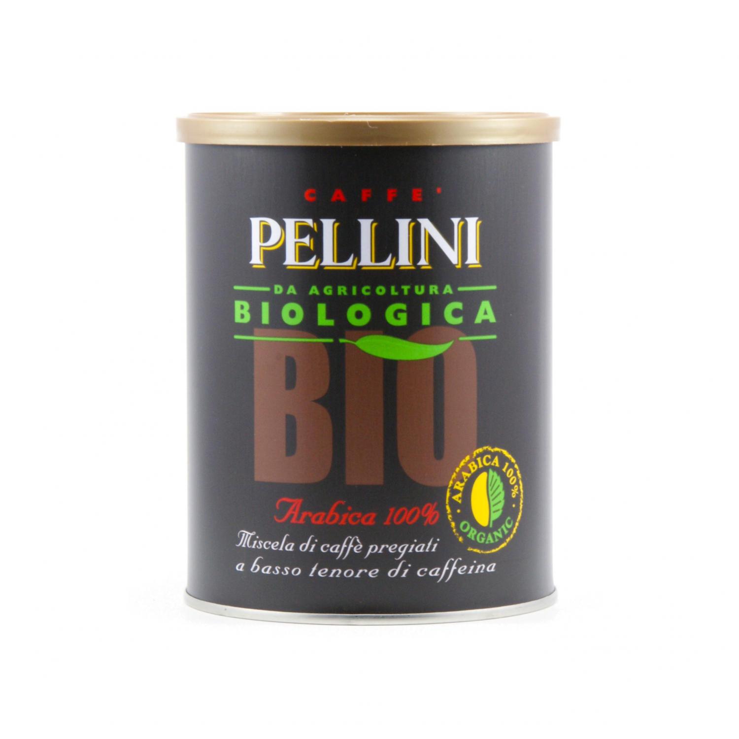 Кофе молотый Pellini BIO Arabica100% Tin натур ж/б