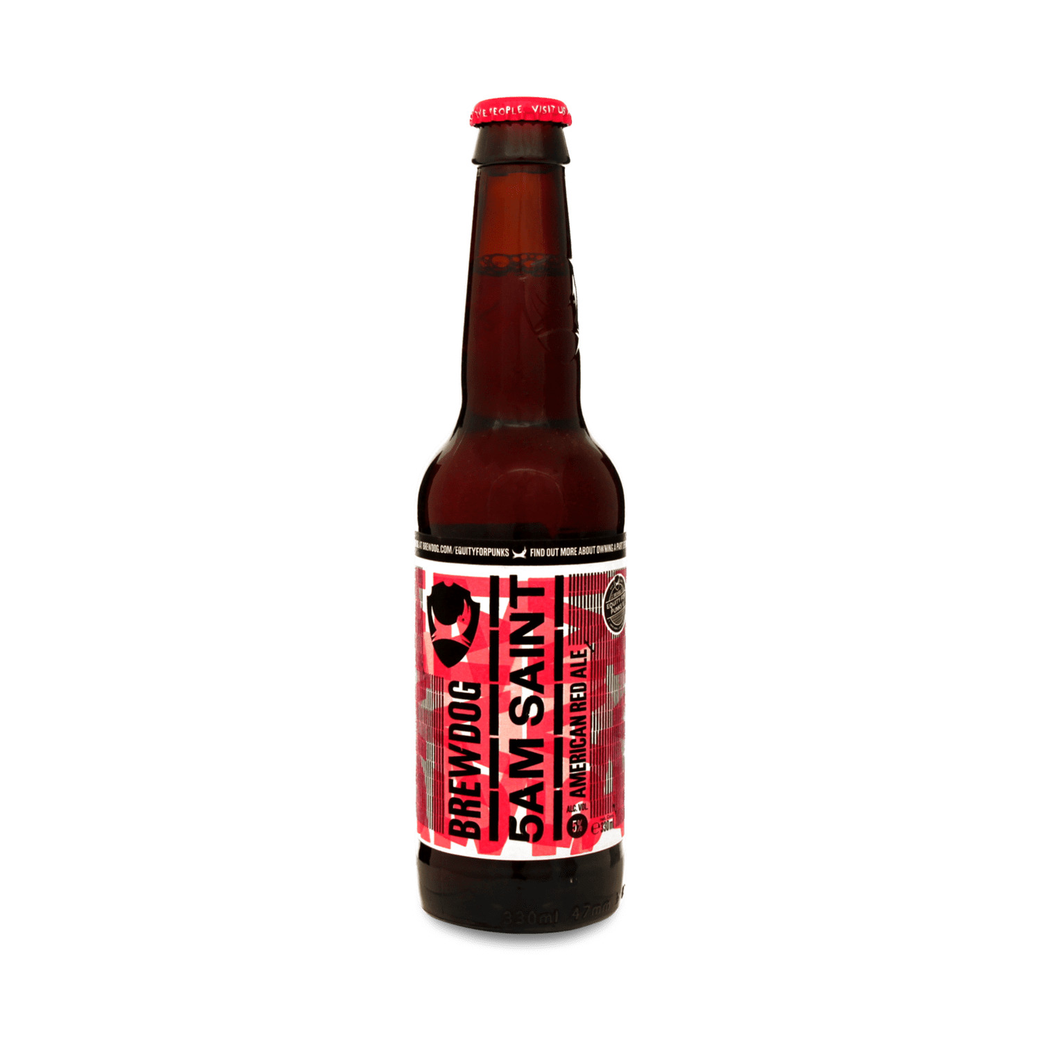 Пиво BrewDog 5AM Saint янтарное