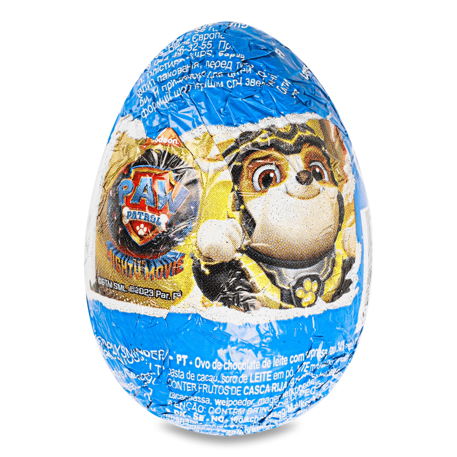 Яйцо шоколадное Paw Patrol The Mighty Movie с сюрпризом