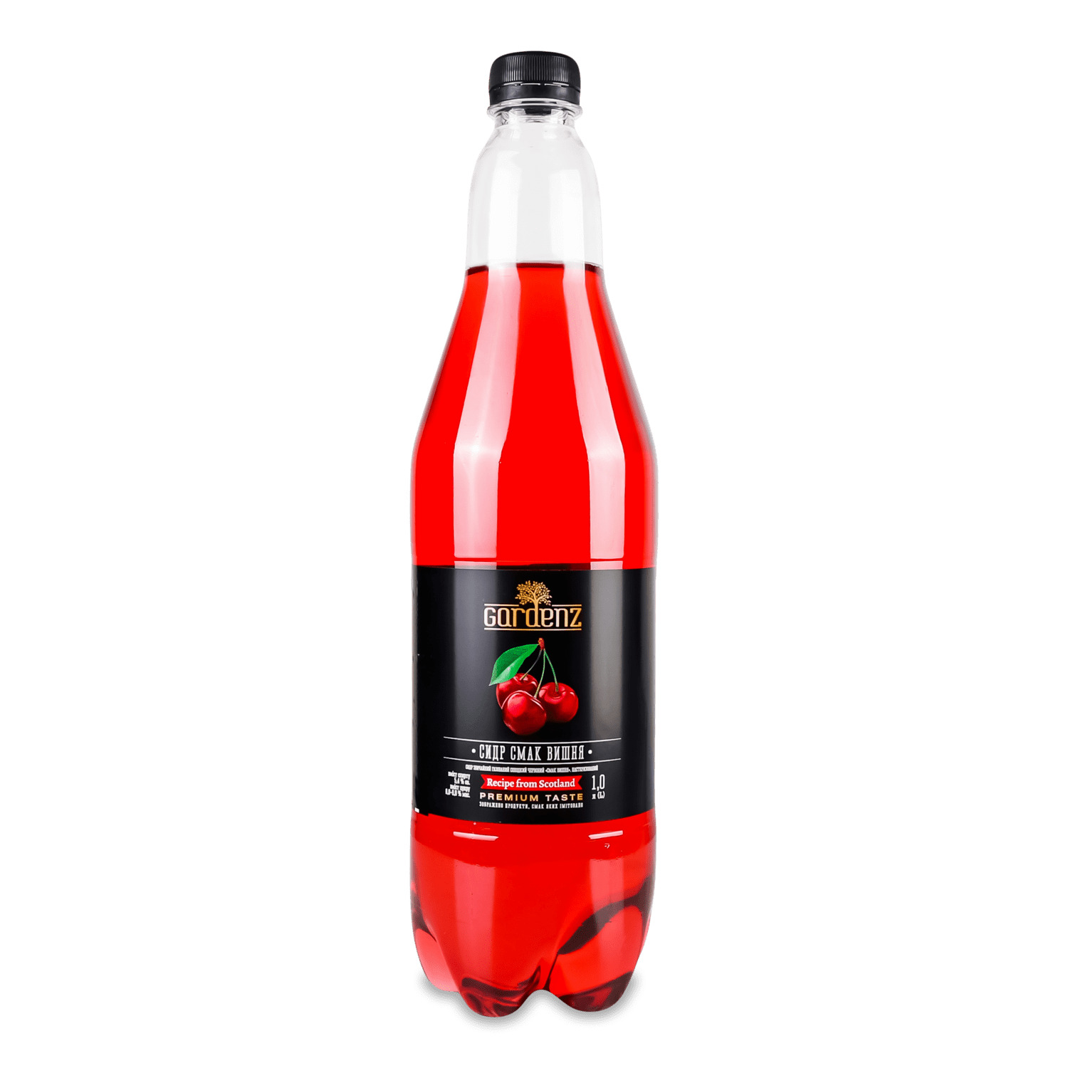Сидр Gardenz вишня сладкий сладкий газированный