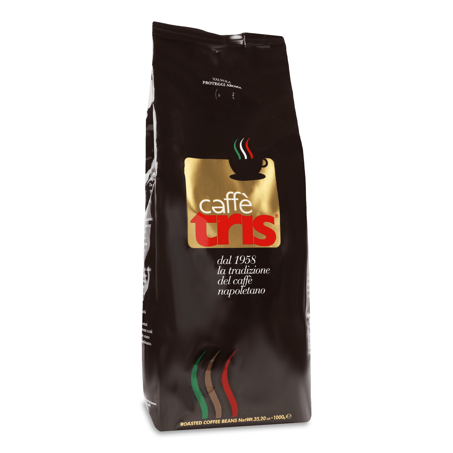 Кофе зерно Caffe Tris жареный