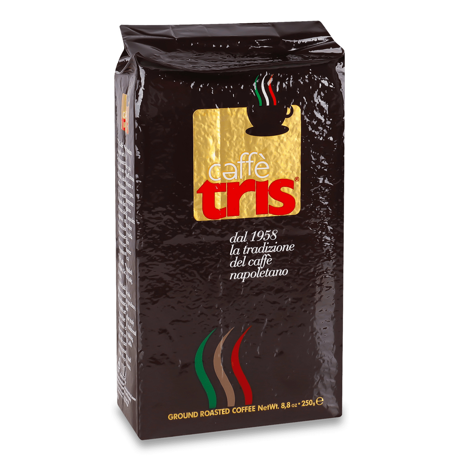 Кофе молотый Caffe Tris жареный