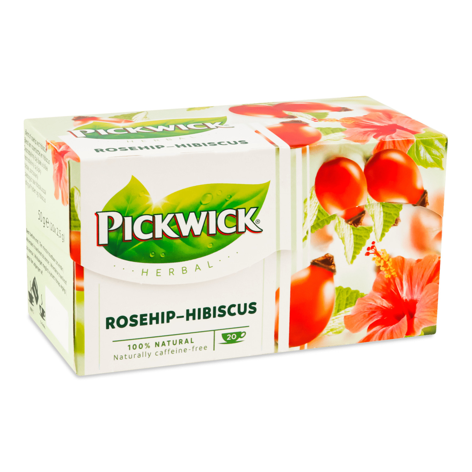 Чай травяной Pickwick шиповник-гибискус