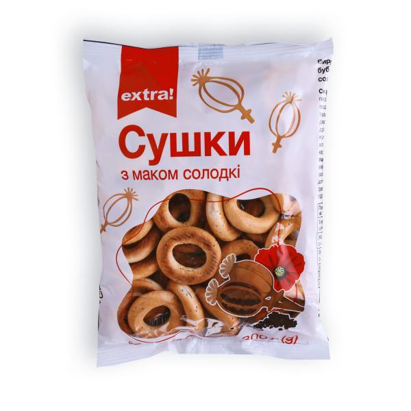Сушки Extra! солодкі з маком в Киеве с доставкой по доступным ценам