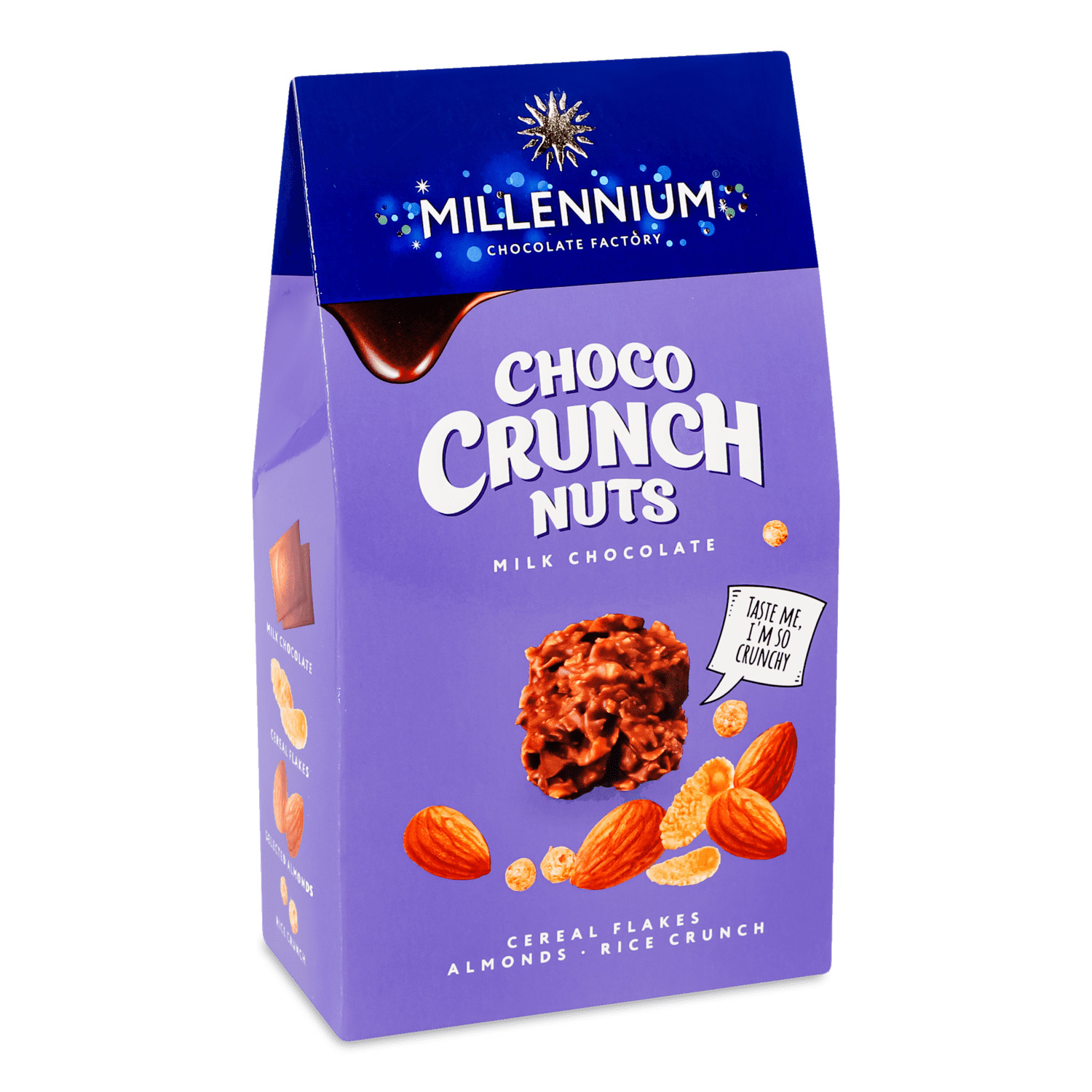 Конфеты Millennium ChocoCrunch миндаль-хлопья-рисовые шарики купить в ...