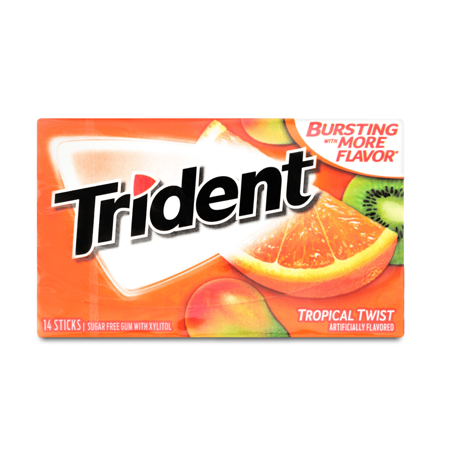 Резинка жевательная Trident тропический вкус