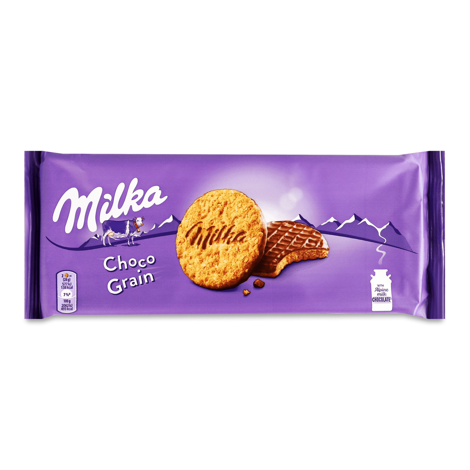 Печенье Milka Choco Grain с овсяными хлопьями
