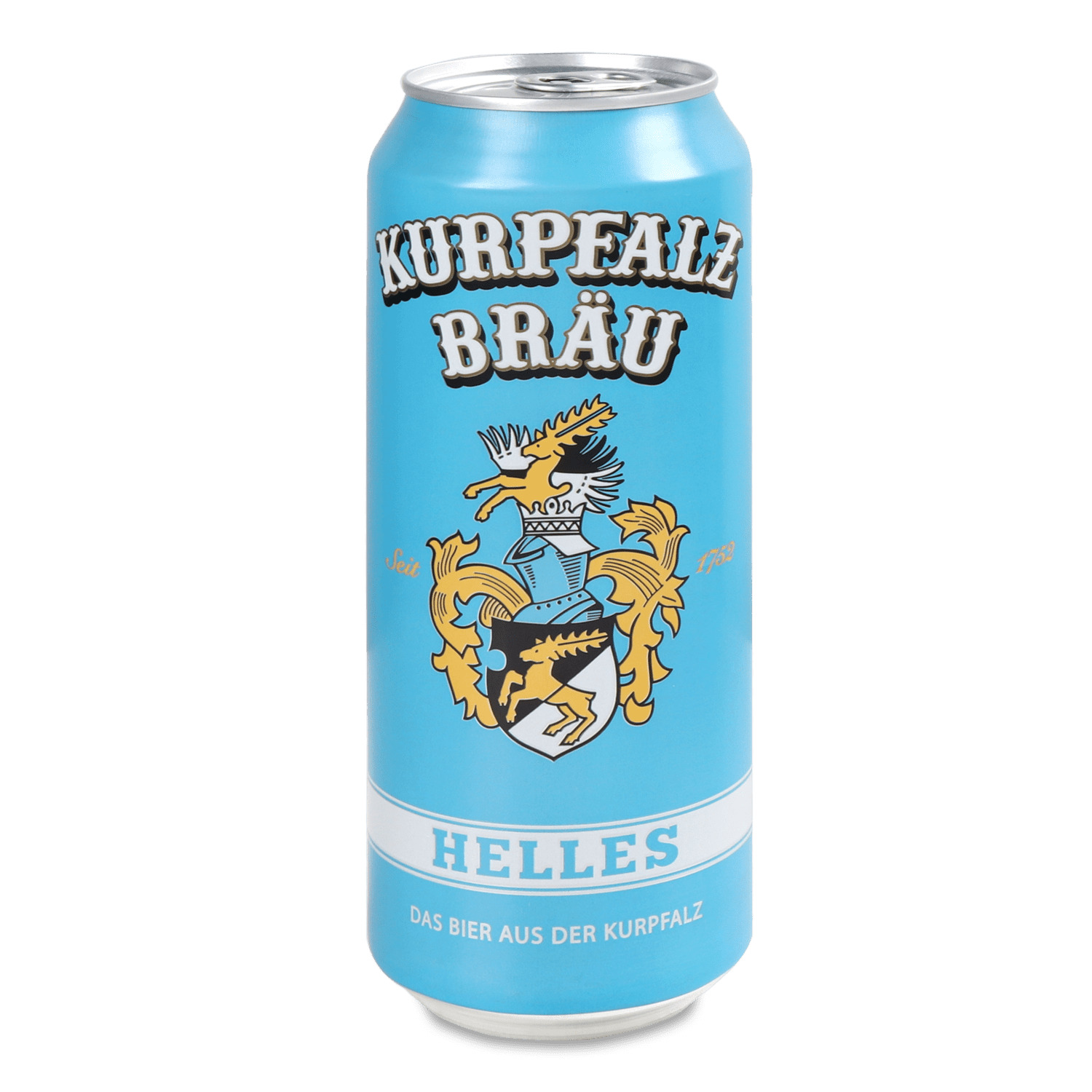 Пиво Kurpfalz Brau Helles светлое ж/б