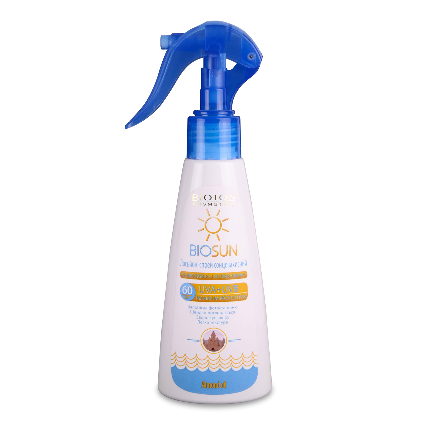 Лосьон-спрей Bioton солнцезащитный SPF 60