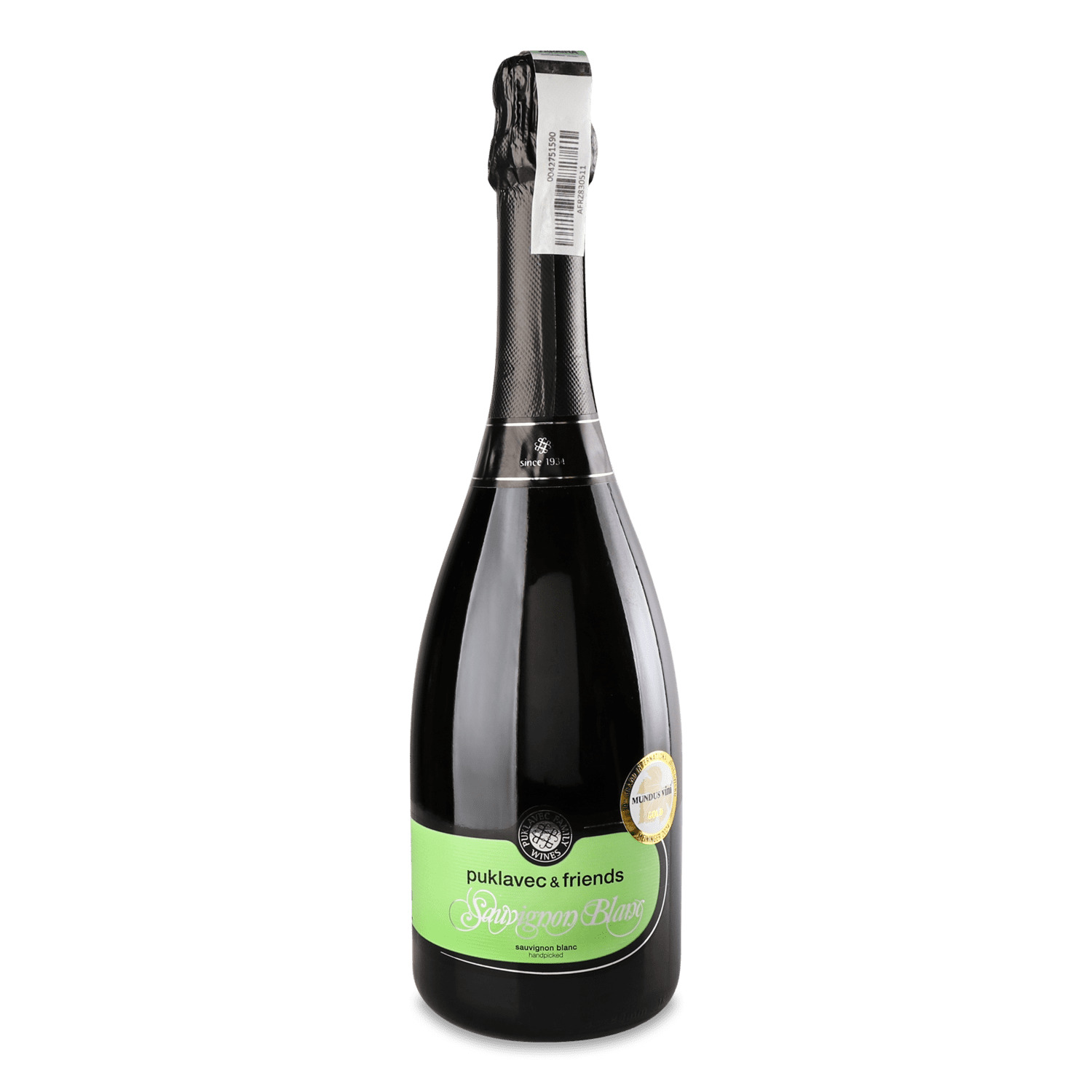 Вино игристое Puklavec&Friends Sauvignon Blanc