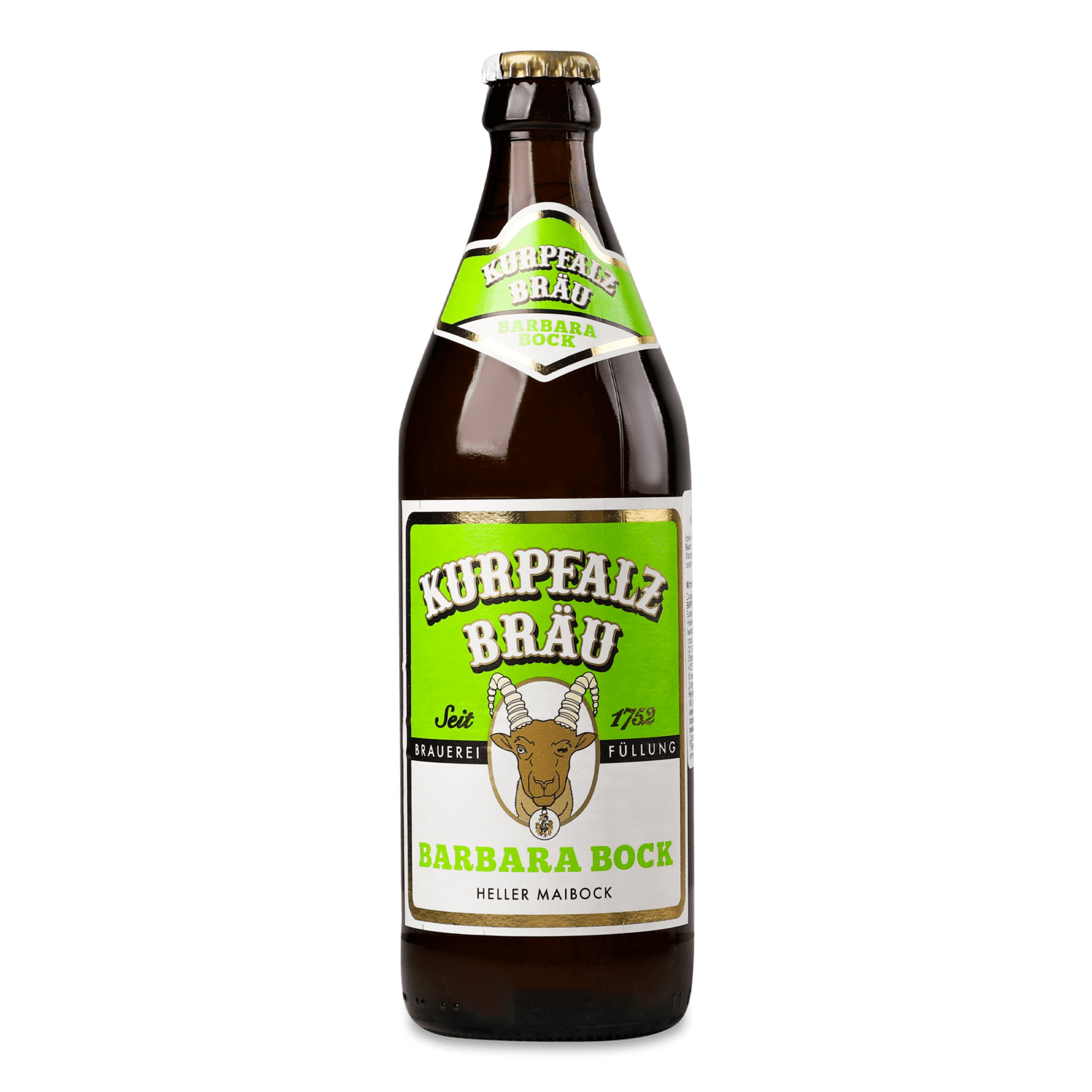 Пиво Kurpfalz Brau Barbara Bock янтарное