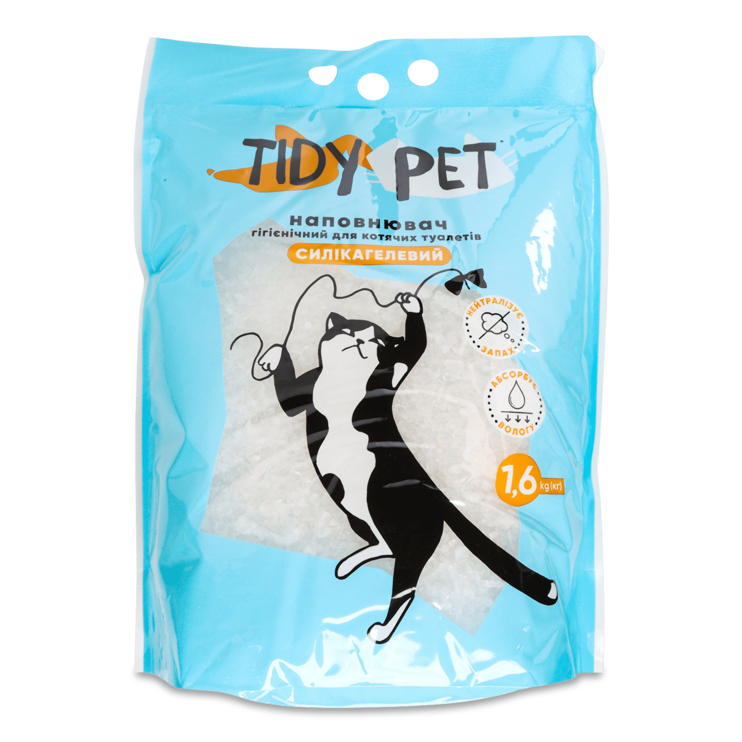 Наполнитель для кошачьего туалета Tidy Pet силикагель