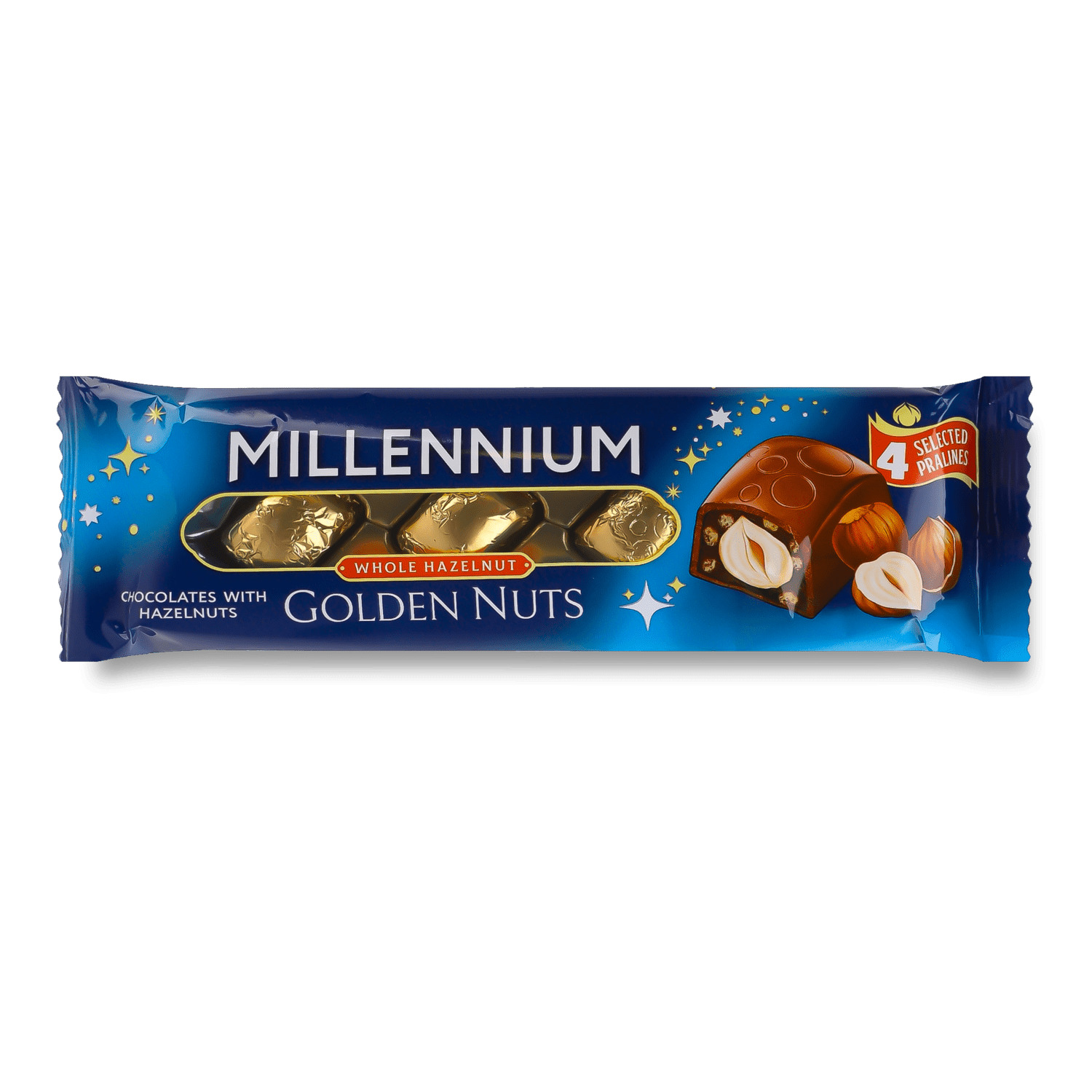 Конфеты Millennium Golden Nut с начинкой цельный орех в Киеве с ...